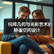 纯粹几何与光影艺术的静谧空间设计
