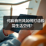侘寂自然风如何打造极简生活空间？（图4）