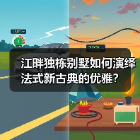 江畔独栋别墅如何演绎法式新古典的优雅?(图2) 江畔独栋别墅如何演绎法式新古典的优雅?(图2)