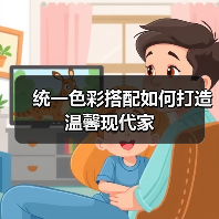 统一色彩搭配如何打造温馨现代家（图2）