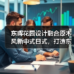 东晖花园设计融合原木风新中式日式，打造东方禅意家居（图3）
