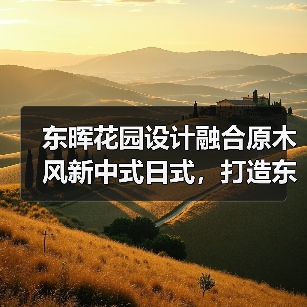 东晖花园设计融合原木风新中式日式，打造东方禅意家居（图1）