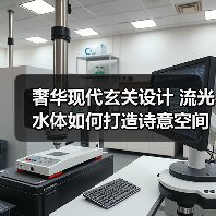 奢华现代玄关设计 流光水体如何打造诗意空间？（图4）