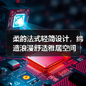 柔韵法式轻简设计，缔造浪漫舒适雅居空间（图3）