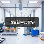 顶复新中式奢宅(图2) 顶复新中式奢宅(图2)