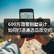 600方简奢别墅设计，如何打造通透品质空间？