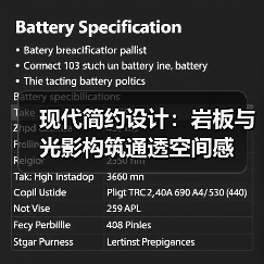 现代简约设计：岩板与光影构筑通透空间感（图3）