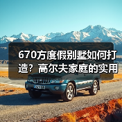 670方度假别墅如何打造？高尔夫家庭的实用设计灵感