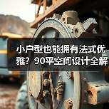 小户型也能拥有法式优雅?90平空间设计全解析(图2) 小户型也能拥有法式优雅?90平空间设计全解析(图2)