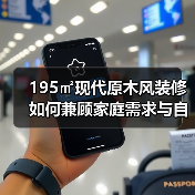 195㎡现代原木风装修如何兼顾家庭需求与自然景观?(图4) 195㎡现代原木风装修如何兼顾家庭需求与自然景观?(图4)