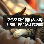 深色空间如何融入木调?现代简约设计技巧解析(图3) 深色空间如何融入木调?现代简约设计技巧解析(图3)