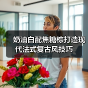 奶油白配焦糖棕打造现代法式复古风技巧（图1）