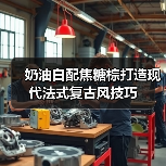 奶油白配焦糖棕打造现代法式复古风技巧（图3）