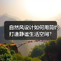 自然风设计如何用简约打造静谧生活空间？