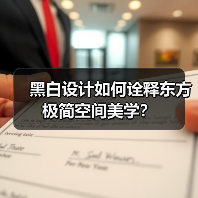 黑白设计如何诠释东方极简空间美学?(图4) 黑白设计如何诠释东方极简空间美学?(图4)