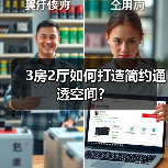 3房2厅如何打造简约通透空间？