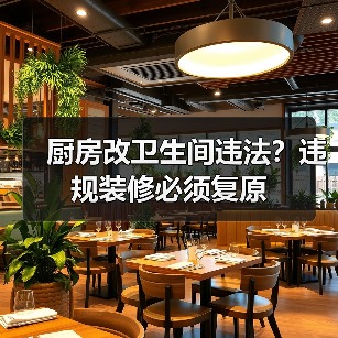 厨房改卫生间违法？违规装修必须复原（图4）