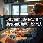 现代简约风家装实用与美感如何兼顾？设计技巧解析