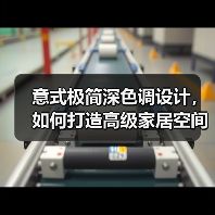 意式极简深色调设计，如何打造高级家居空间？（图2）