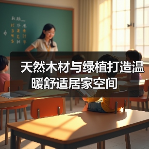 天然木材与绿植打造温暖舒适居家空间(图4) 天然木材与绿植打造温暖舒适居家空间(图4)