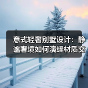 意式轻奢别墅设计：静谧奢境如何演绎材质交响？（图2）