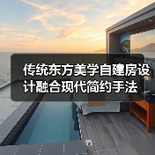 传统东方美学自建房设计融合现代简约手法(图4) 传统东方美学自建房设计融合现代简约手法(图4)