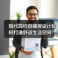 现代简约自建房设计如何打造舒适生活空间?(图2) 现代简约自建房设计如何打造舒适生活空间?(图2)