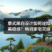 意式黑白设计如何诠释高级感？格调家宅灵感解析（图2）