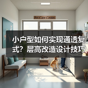小户型如何实现通透复式？层高改造设计技巧全解析（图4）