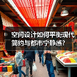空间设计如何平衡现代简约与都市宁静感？