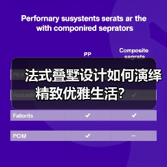 法式叠墅设计如何演绎精致优雅生活？（图1）