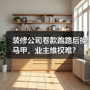 装修公司卷款跑路后换马甲，业主维权难？（图1）