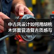 中古风设计如何用胡桃木饰面营造复古质感与温暖空间?(图2) 中古风设计如何用胡桃木饰面营造复古质感与温暖空间?(图2)