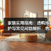 家装实用指南：选购维护与常见问题解析，告别装修烦恼烦恼（图3）