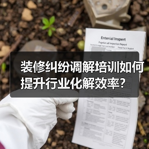 装修纠纷调解培训如何提升行业化解效率？（图2）