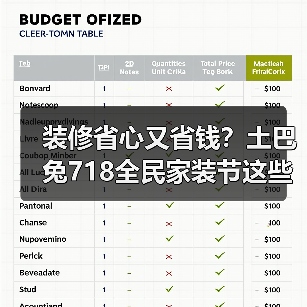装修省心又省钱？土巴兔718全民家装节这些福利别错过
