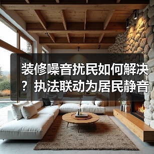 装修噪音扰民如何解决？执法联动为居民静音