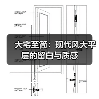 大宅至简：现代风大平层的留白与质感（图3）