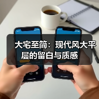 大宅至简：现代风大平层的留白与质感（图4）