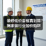 装修低价套餐真划算？揭家装行业加价陷阱