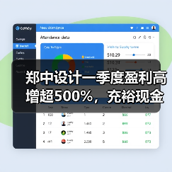 郑中设计一季度盈利高增超500%，充裕现金保障市场拓展，科技赋能优势显著，行业景气度持续提升