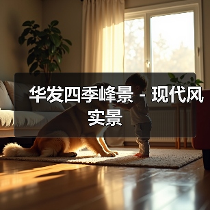 华发四季峰景 - 现代风实景