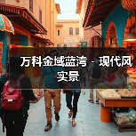 万科金域蓝湾 - 现代风实景（图4）