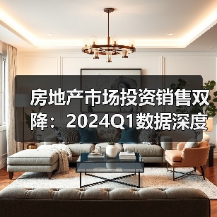房地产市场投资销售双降:2024Q1数据深度解析(图3) 房地产市场投资销售双降:2024Q1数据深度解析(图3)