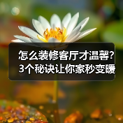怎么装修客厅才温馨？3个秘诀让你家秒变暖居（图3）