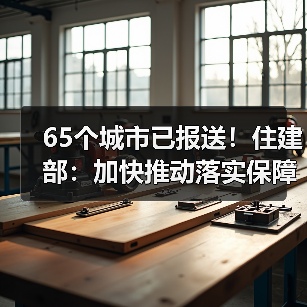 65个城市已报送！住建部：加快推动落实保障房相关政策！