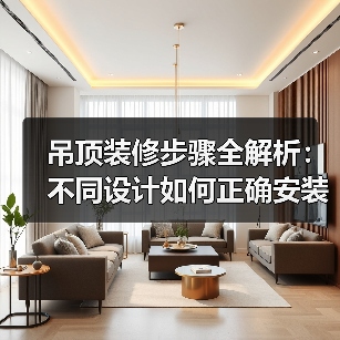 吊顶装修步骤全解析:不同设计如何正确安装?(图3) 吊顶装修步骤全解析:不同设计如何正确安装?(图3)