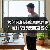 极简风格装修真的难吗？这样装修反而更省心（图2）