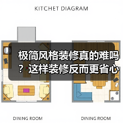 极简风格装修真的难吗？这样装修反而更省心（图4）