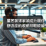 星艺装饰家装提升居住舒适度的收纳照明软装搭配方法